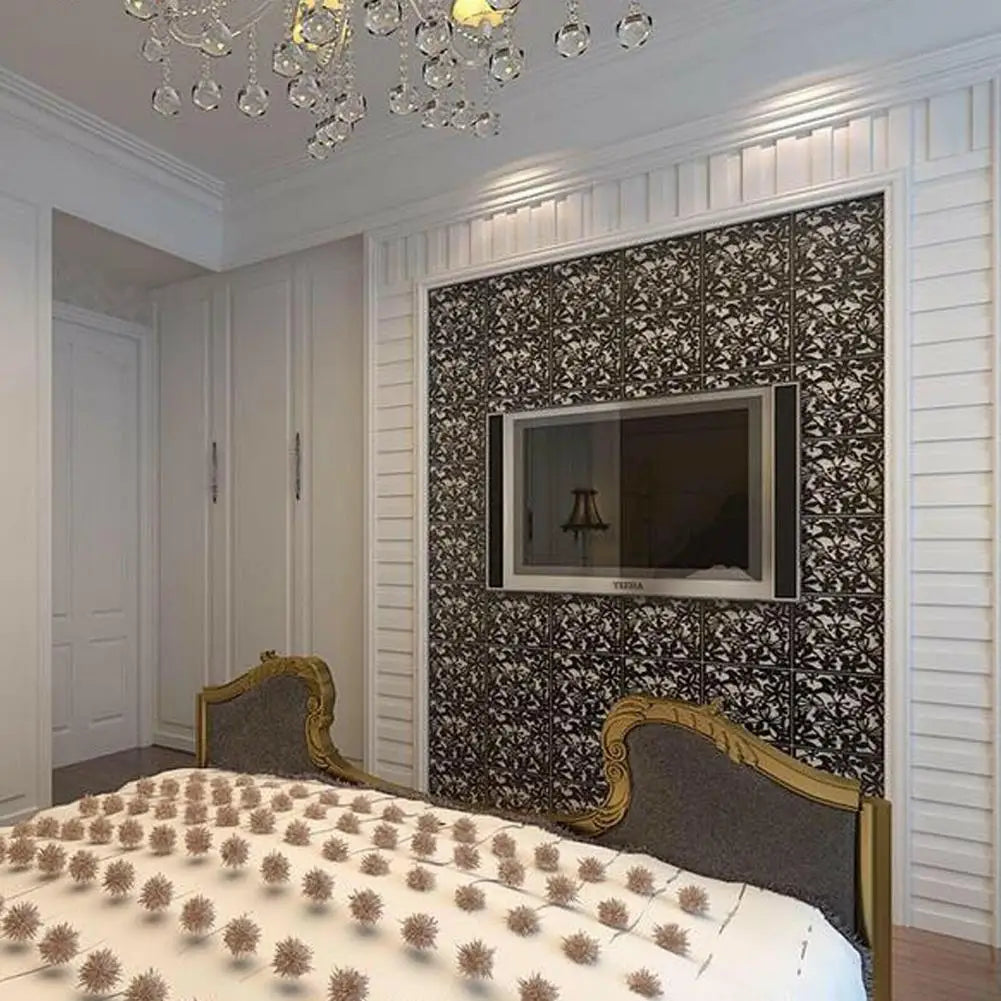 12pcs Hollow Room Divider Screen Hanging Panel Curtain Partitions Waterproof Household Hotel DIY Art Decoration