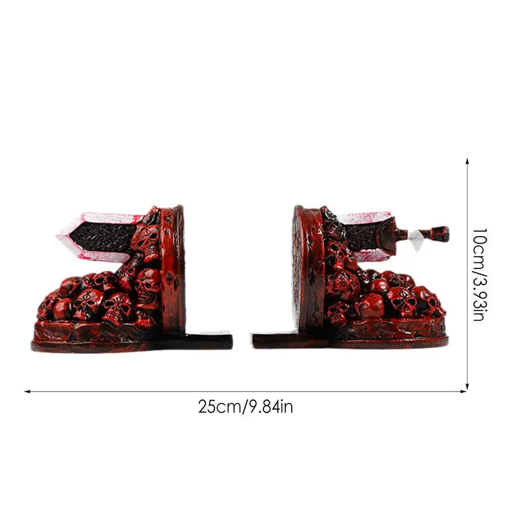 Berserk Bookends Furious Bookends Dragon Slayer Resin Ornament Desktop Bookshelf Decorative Books Holder Home Desk Decoration