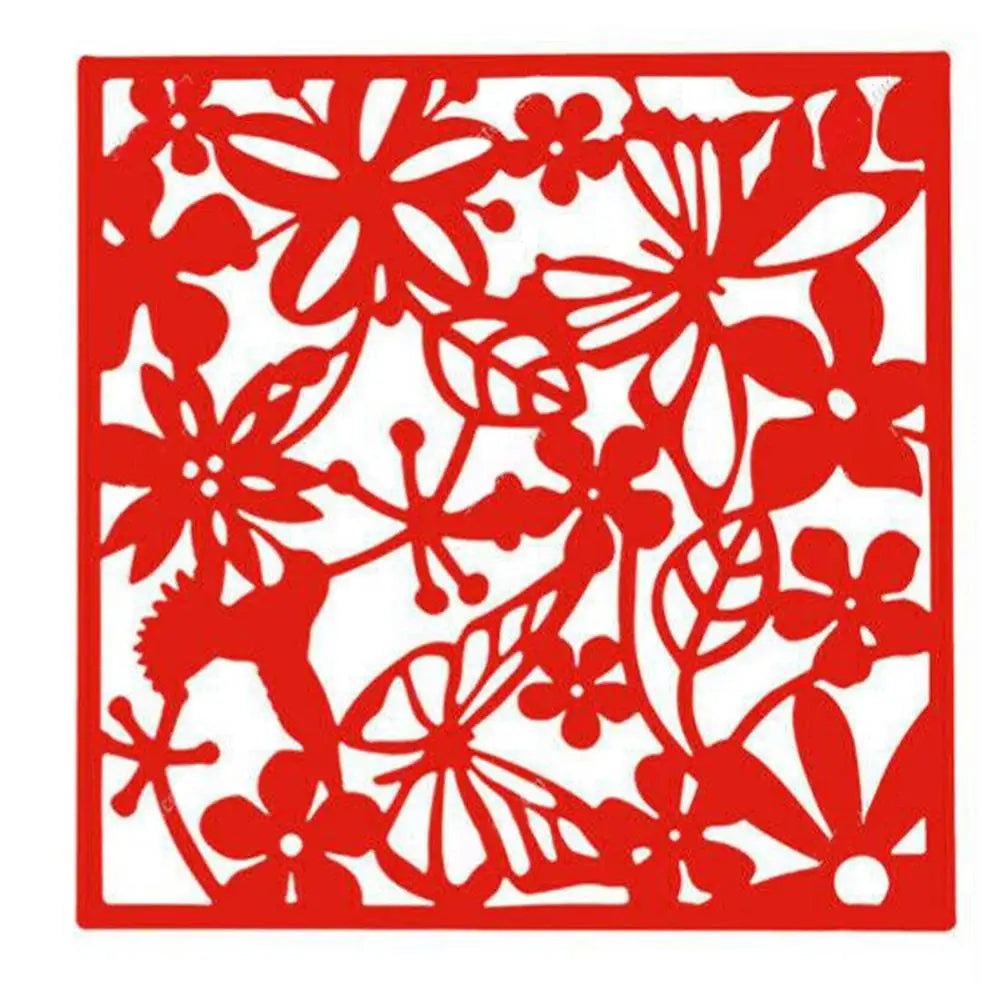 12pcs Hollow Room Divider Screen Hanging Panel Curtain Partitions Waterproof Household Hotel DIY Art Decoration