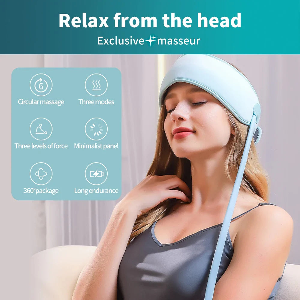 Electric head massager by HIMOUTA for relaxation and massage.
