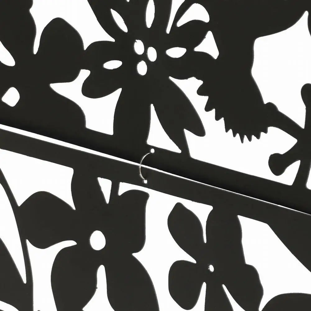 12pcs Hollow Room Divider Screen Hanging Panel Curtain Partitions Waterproof Household Hotel DIY Art Decoration