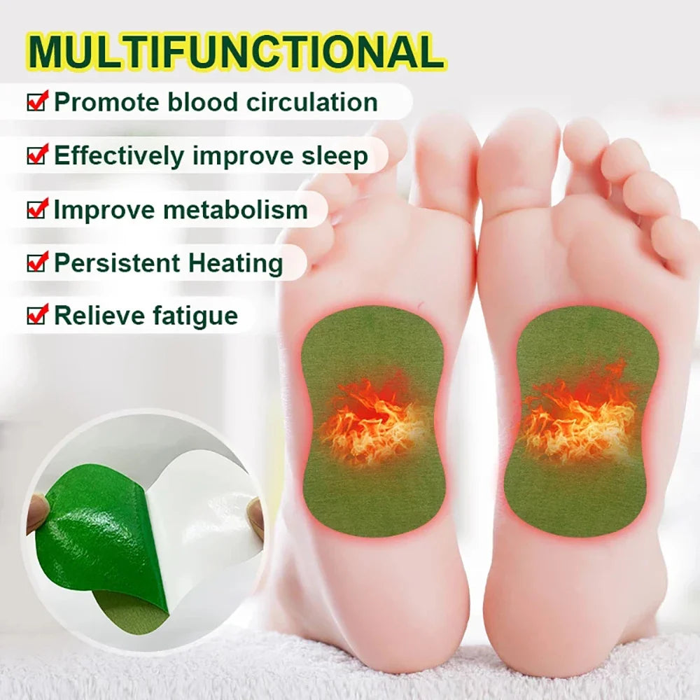 Multifunctional detox foot patches promoting blood circulation and improving sleep.