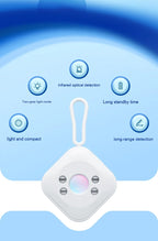 Smart Mini Camera Detector portable device with infrared optical detection, two-gear light mode, long standby time, compact size, and long-range detection