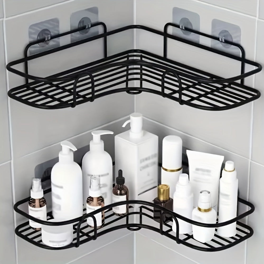 Wall-Mounted Bathroom Organizer Set