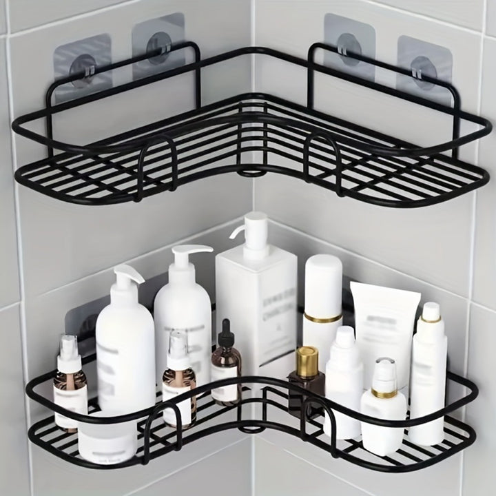 Wall-Mounted Bathroom Organizer Set