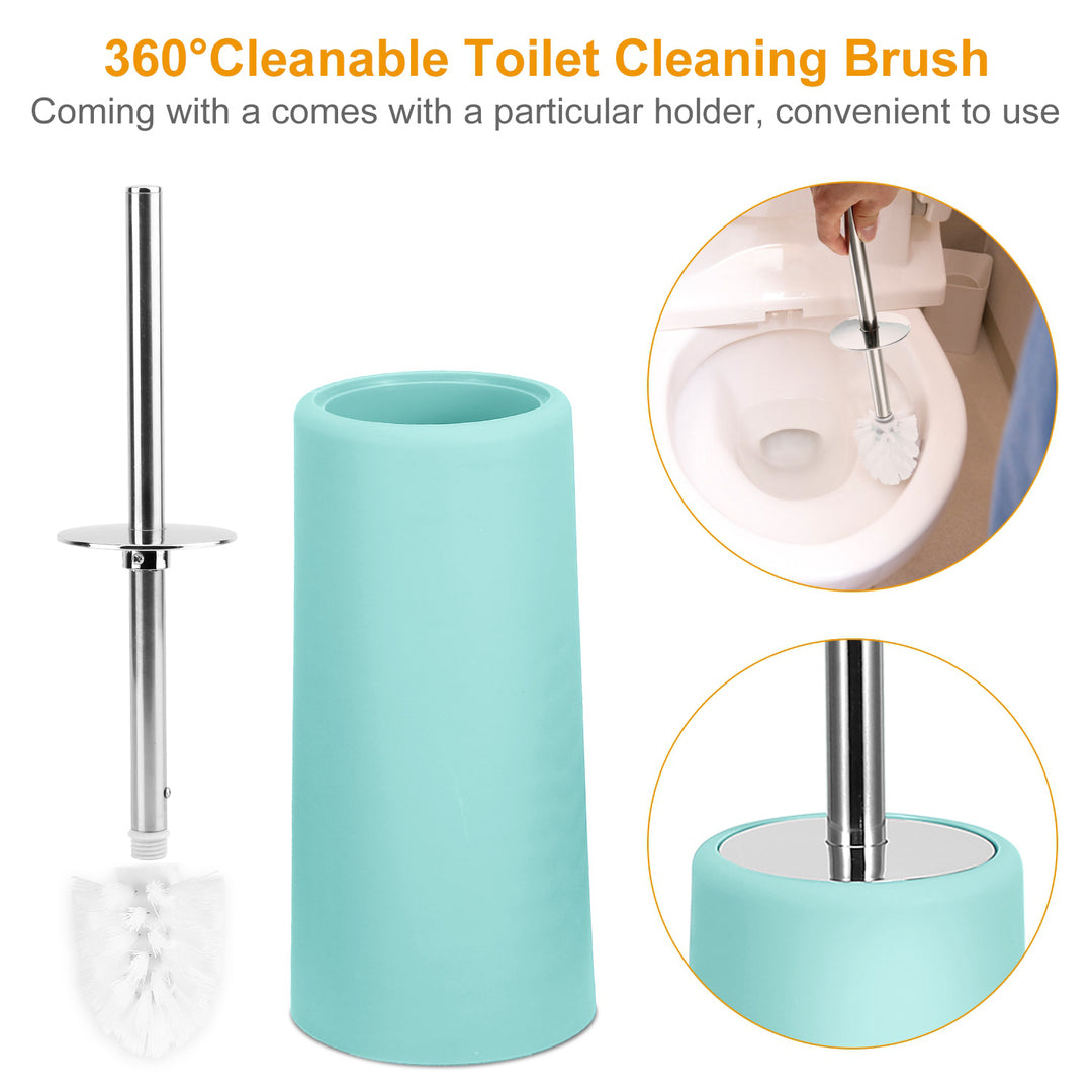 6-Piece Bathroom Accessories Set | Soap Dispenser, Toothbrush Holder, Trash Can & More