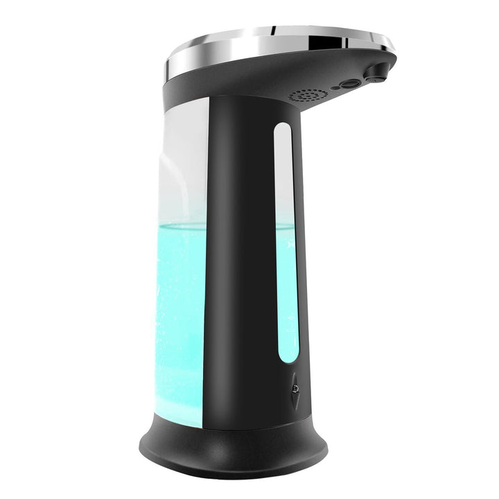 Automatic soap dispenser with 400ml capacity, sensor-activated and adjustable volume control