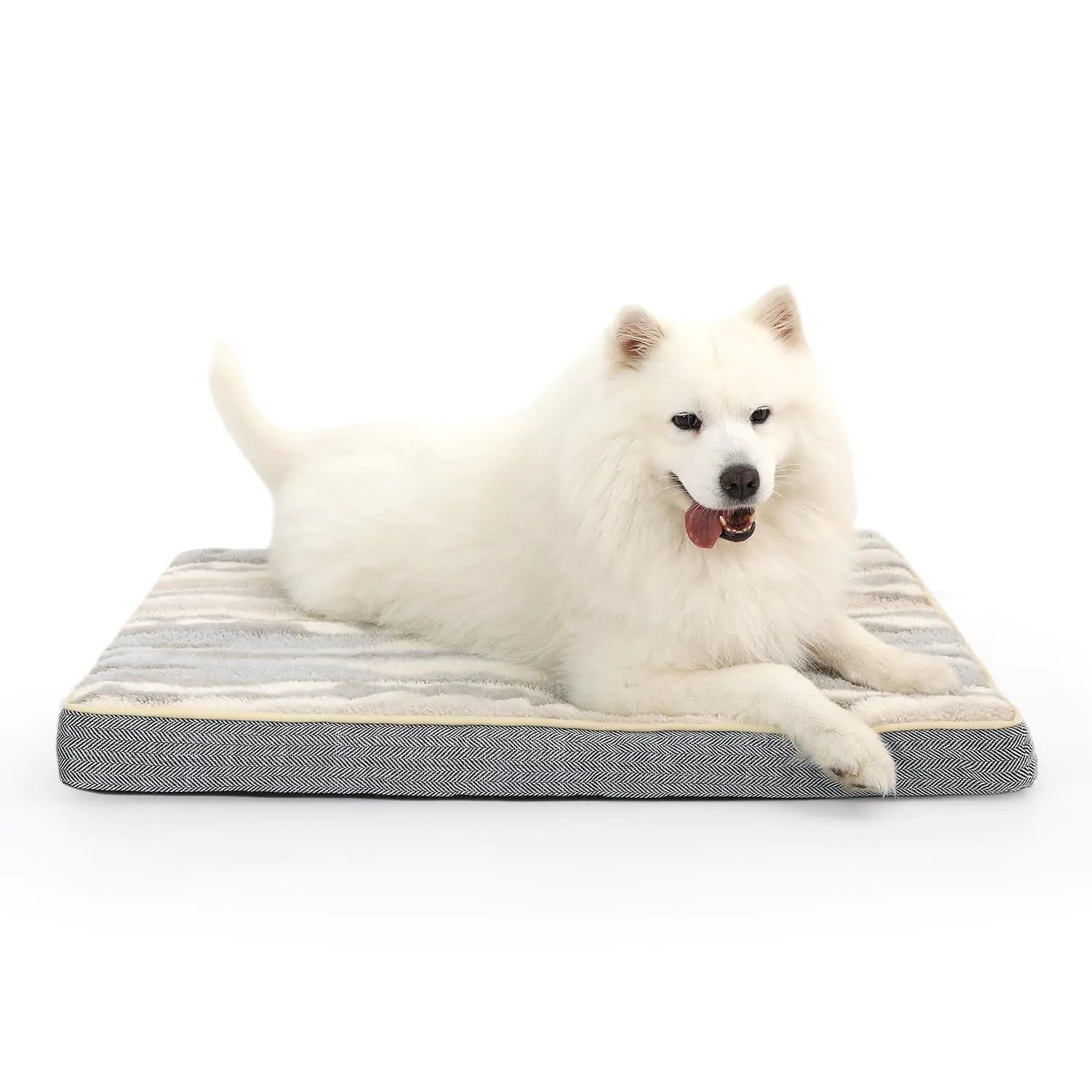 JMHUND orthopedic dog bed for large dogs with removable cover and egg crate foam mattress