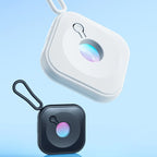 Smart Mini Camera Detector in black and white with compact design and lens for hidden spy camera detection