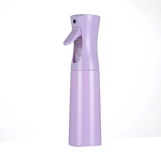 Purple high pressure spray bottle, 300ml capacity, versatile for skin and nail care.