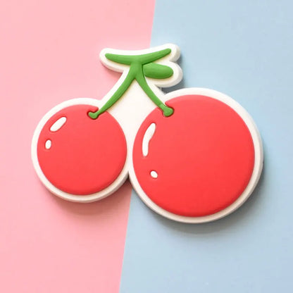 9pcs Cute Cartoon Fruit Magnets: Add Colorful Fun to Your Fridge with Creative Soft Rubber Stickers!