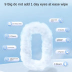 Pet wipes infographic highlighting chemical-free features and suitability for cats and dogs.