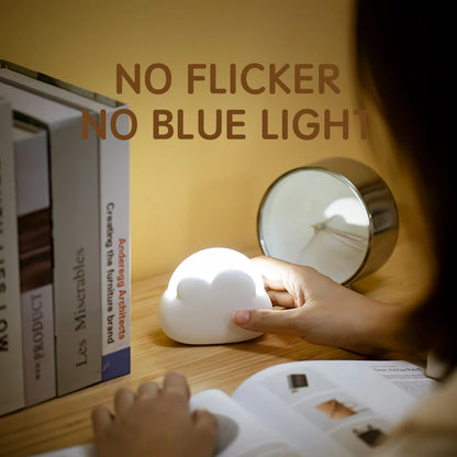 Cloud Night Light Mini USB Wireless Adorable Cloud Shape LED Night Light For Bedroom Baby Children Creative Gift