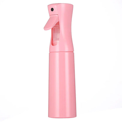 Pink high-pressure spray bottle, 300ml capacity, for skin and nail care, macaron color.