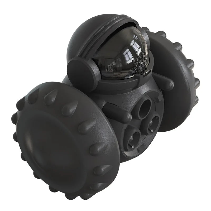treat dispensing dog toy with durable ABS material and interactive design