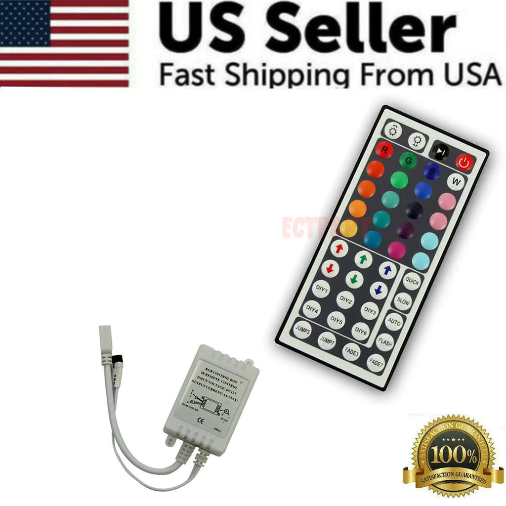 Waterproof flexible LED strip remote control and IR controller for indoor and outdoor lighting