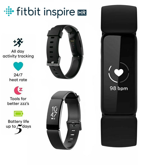 ✅ Fitbit Inspire HR – Waterproof Smart Fitness Band with Heart Rate & Sleep Tracking