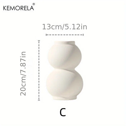 Nordic Ceramic Donut Vase