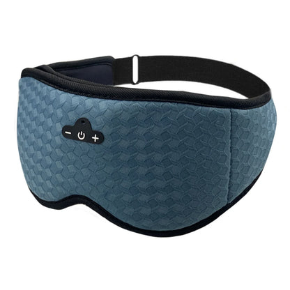 Bluetooth sleep mask with wireless connectivity and built-in controls.