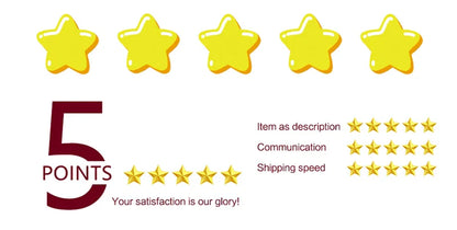 5-star customer satisfaction rating for personalized leather custom dog collar.