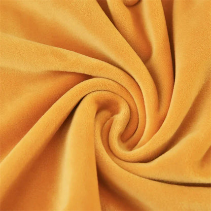 1pc Velvet Ottoman Cover Square Solid Color Footrest Slipcovers Elastic House Pouf Stool Cover Living Room Furniture Protector