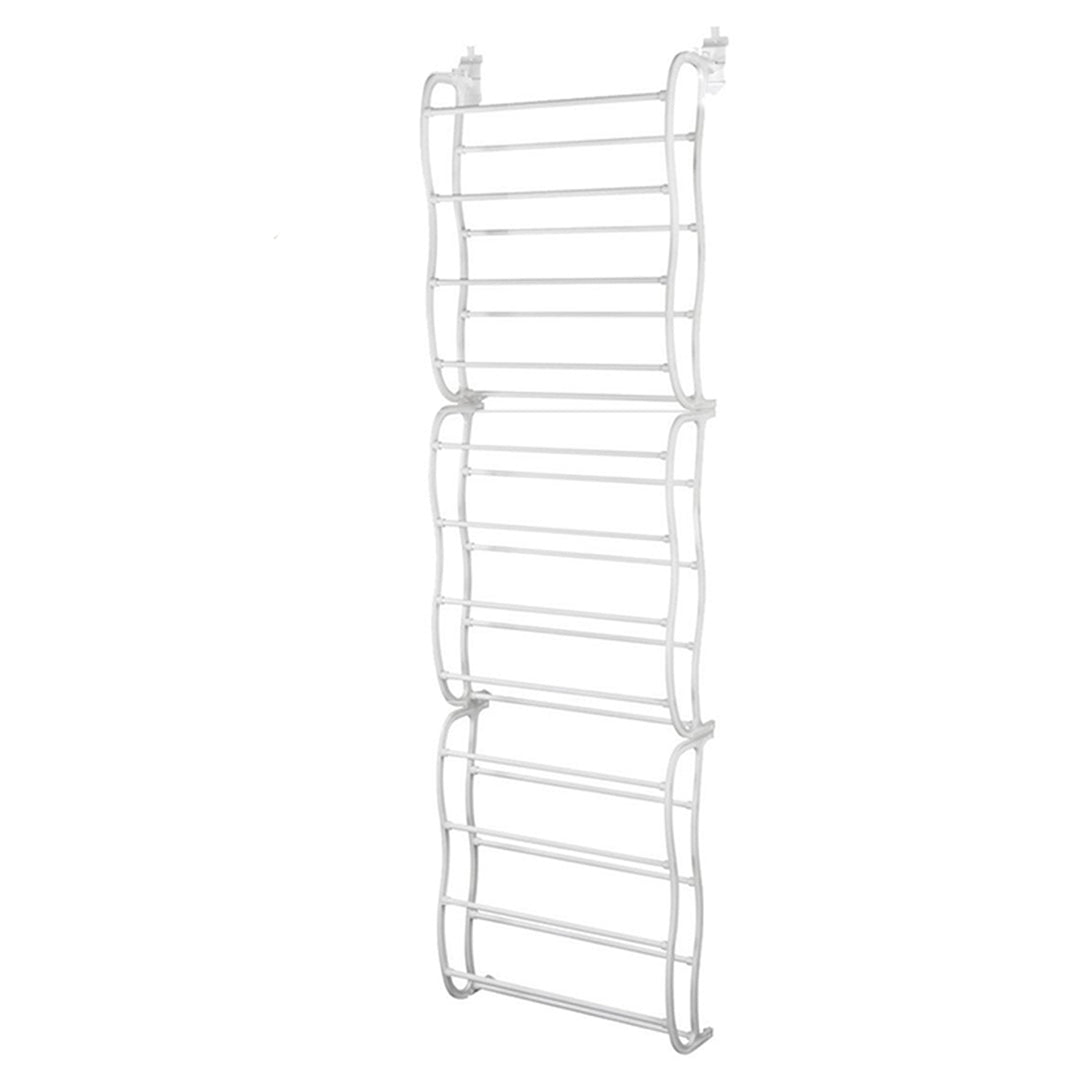 Over-the-Door Shoe Rack – Space Saving Closet Organizer (36 Pairs)