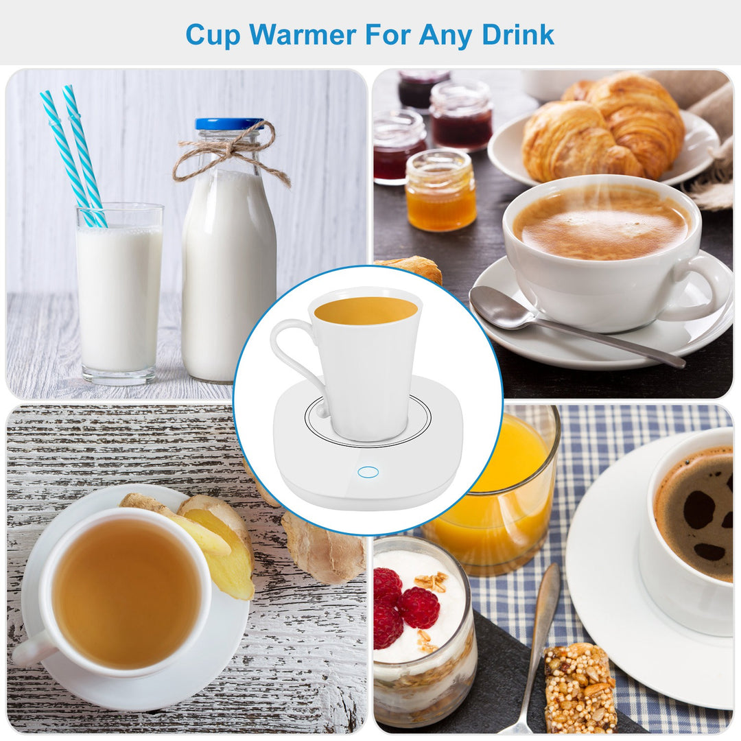 Coffee Mug Warmer with Auto Shut Off – Cup Heater for Coffee & Tea