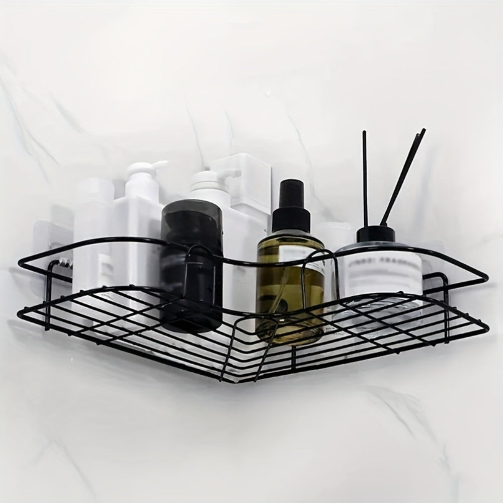 Wall-Mounted Bathroom Organizer Set