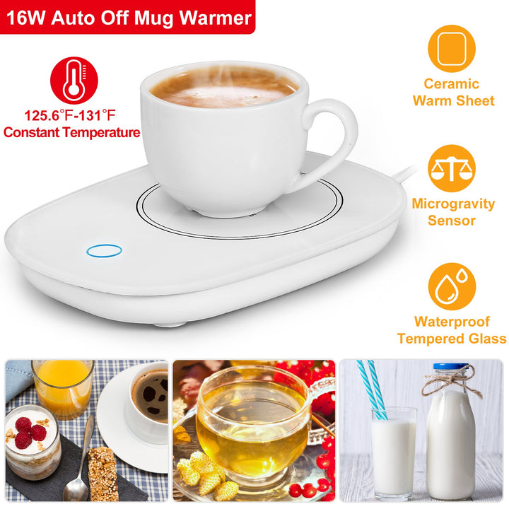 Coffee Mug Warmer with Auto Shut Off – Cup Heater for Coffee & Tea