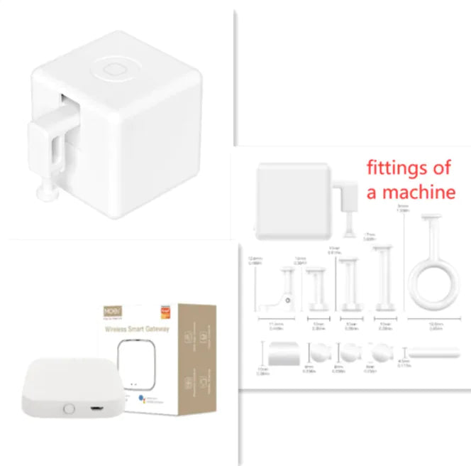 Bluetooth Button Pusher finger robot with Smart Life app and voice control for home automation